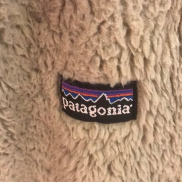 EUC Patagonia Los Gatos Fleece Sherpa Jacket in Khaki (S) - Picture 5 of 7